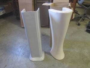 lot 90 image: (BR3) 2 Pedestal Sink Bases...