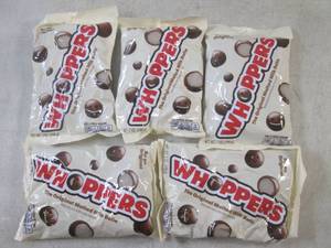 lot 121 image: (B-1) 5 Bags of Whoppers Malted Mil...