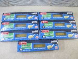 lot 127 image: (B-2) 7 Boxes of Angel Hair Pasta 1...