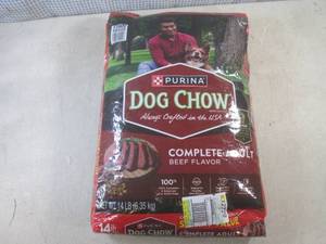 lot 133 image: (EC2) 14 Pound Bag of Purina Dog Ch...