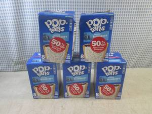 lot 144 image: (B-3) 5 Boxes of Frosted Blueberry ...