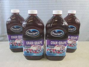 lot 145 image: (C-2) 4 Bottles of Ocean Spray Cran...