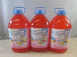 lot 148 image: (A-4) 3 Bottles of Hawaiian Punch L...