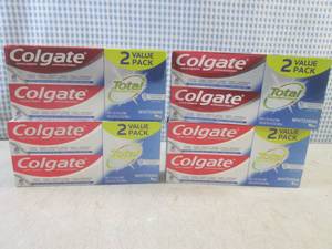 lot 166 image: (EC1) 4- 2 Value Packs of Colgate T...