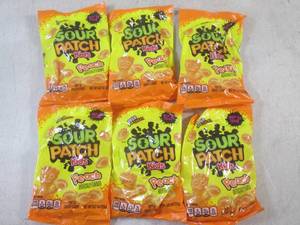 lot 176 image: (B-3) 6 Bags of Peach Sour Patch Ki...