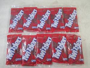 lot 179 image: (B-3) 10 Packs of Strawberry Twizzl...