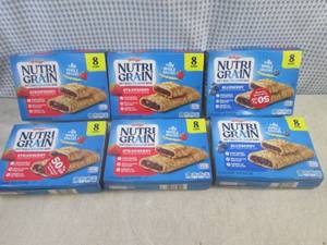 lot 181 image: (B-3) 6 Boxes of Nutri Grain Soft B...