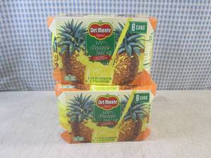 lot 194 image: (B-1) 2 - 6-Packs of Del Monte 100%...