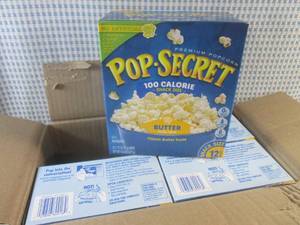 lot 210 image: (C-1) 4 Boxes of Pop-Secret Butter ...