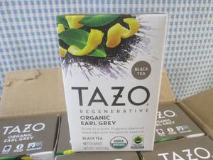 lot 226 image: (C-1) 6 Boxes of Tazo Organic Earl ...