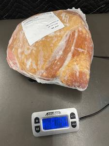 lot 3 image: Brennan Carving Ham 5 lb 4.6 oz Frozen with Use or Freeze By Date