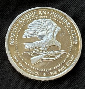 North American Hunting Club One Troy Ounce (.999 Fine Silver) Coin