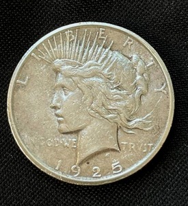 lot 27 image: 1925-S Peace Silver Dollar