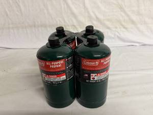 lot 18 image: 4 All Purpose Propane Tanks - 16oz