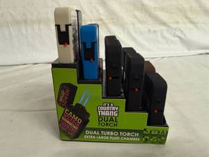 lot 68 image: 10 Dual Turbo Torch Lighters
