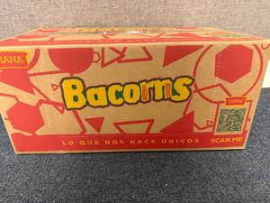 lot 104 image: 24 Bags of Diana Bacorns BBQ Flavored