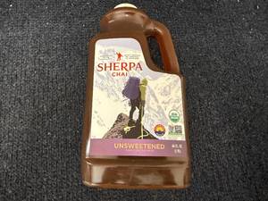 lot 133 image: 64oz Jug of Sherpa Unsweetened Chai Concentrate