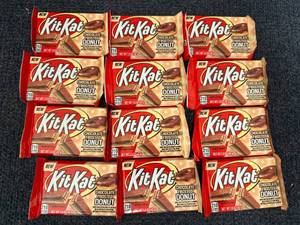 lot 178 image: 12 Bars of Kit Kat Chocolate Donut Flavored