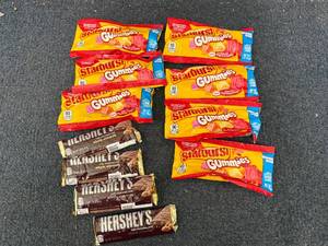 lot 191 image: Starburst Gummies and Hersheys Almond