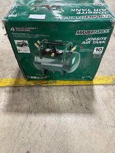 lot 3 image: MASTERFORCE JOBSITE 10 GALLON AIR TANK