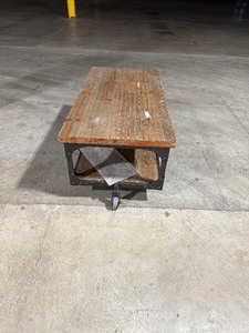 lot 38 image: 24 X 48 X 20 ROLLING COFFEE TABLE