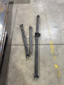 lot 155 image: QTY 3- STEEL DRIVE SHAFTS