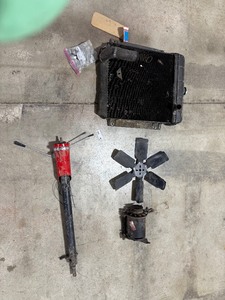 lot 161 image: 1955 FORD CAR PARTS