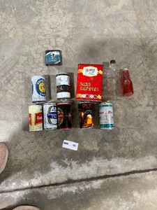 lot 180 image: OLD BEER CANS