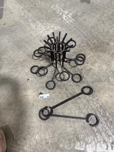 lot 185 image: CANDLE HOLDER