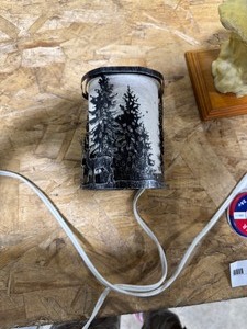 lot 59 image: DECROTIVE LIGHT & BUCK STATUE