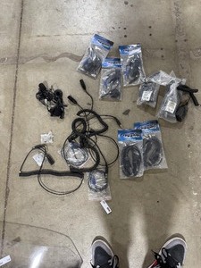 lot 107 image: RIGGED RADIO SPEAKERS, CABLE, & MICS FOR UTV