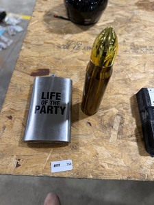 lot 358 image: LARGE FLASK, & BULLET THERMOS