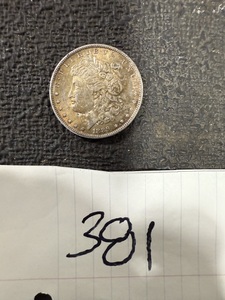 lot 381 image: 1889 MORGAN SILVER DOLLAR 90%