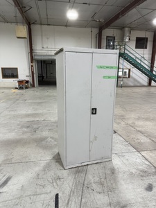 lot 391 image: 36X78X24 STEEL CABINET