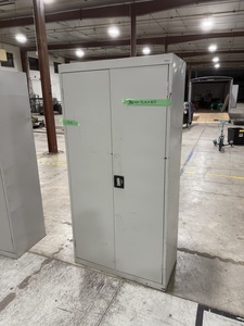 lot 393 image: 36X72X18 STEEL CABINET