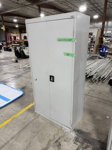 lot 395 image: 36X72X18 STEEL CABINET
