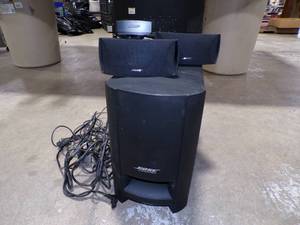 lot 219 image: BOSE CINAMATE 2 HOME THEATER SYSTEM SOUNDS AMAZINGT
