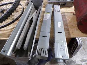 lot 228 image: 3 METAL SAWHORSES