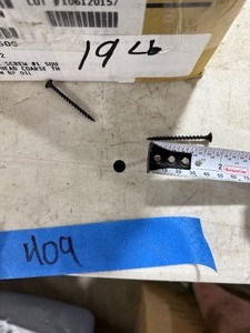 lot 409 image: 19LBS 6X2 COMBINATION SQUAREPHILLIPS BUGLE HEAD DRYWALL SCREWS