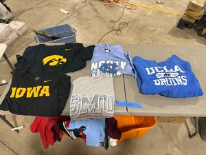 lot 444 image: COLLEGE SPORTS SWAG