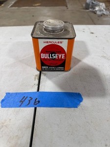 lot 436 image: 11OZ. BULLSEYE PISTOL POWDER