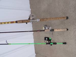 lot 294 image: 3 NICE FISHING RODS