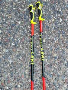 lot 45 image: Leki Alpine Ski Racing Poles  52 inch