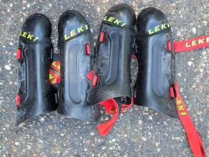 lot 47 image: Leki Ski Racing Shin Guards
