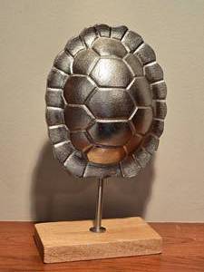 lot 73 image: Cool Metal Tortoiseshell Sculpture