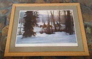 lot 18 image: Large Framed Print - Following the River by Robert Duncan