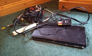 lot 67 image: Toshiba DVD Player & Miscellaneous Cables