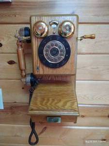 lot 116 image: Vintage Style Rotary Phone - Working Landline Phone
