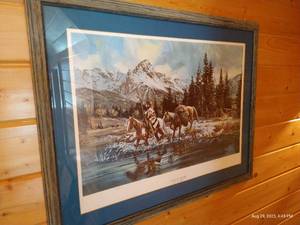 lot 164 image: Signed & Numbered Art Print - Going to Trade by Gerry Metz