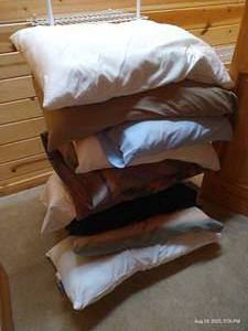 lot 177 image: Pile of At Least 10 Pillows